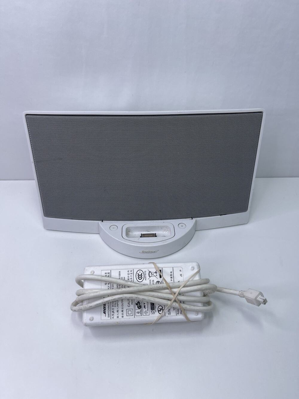 Bose SoundDock Series 1 Digital Music System White iPod Speaker W Cord Untested